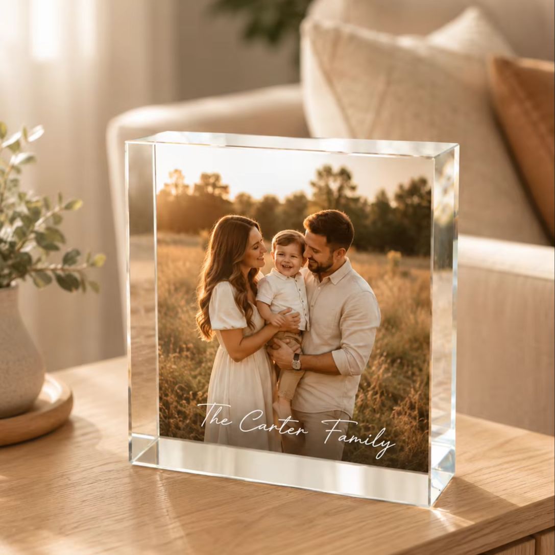 Personalized Family Acrylic Ph - đánh giá và giá Photo Acrylic Block
