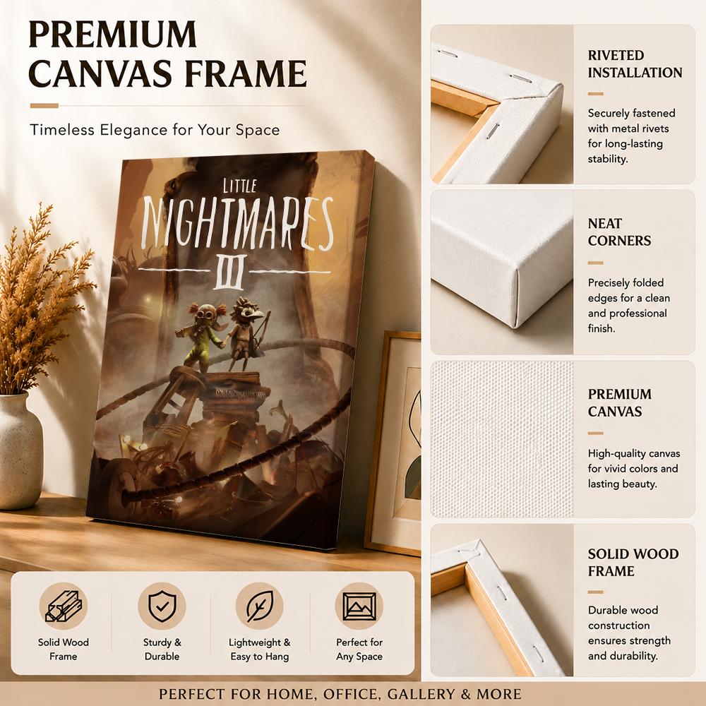 Game L-Little Nightmares Anime - đánh giá và giá Canvas Wrap Ready