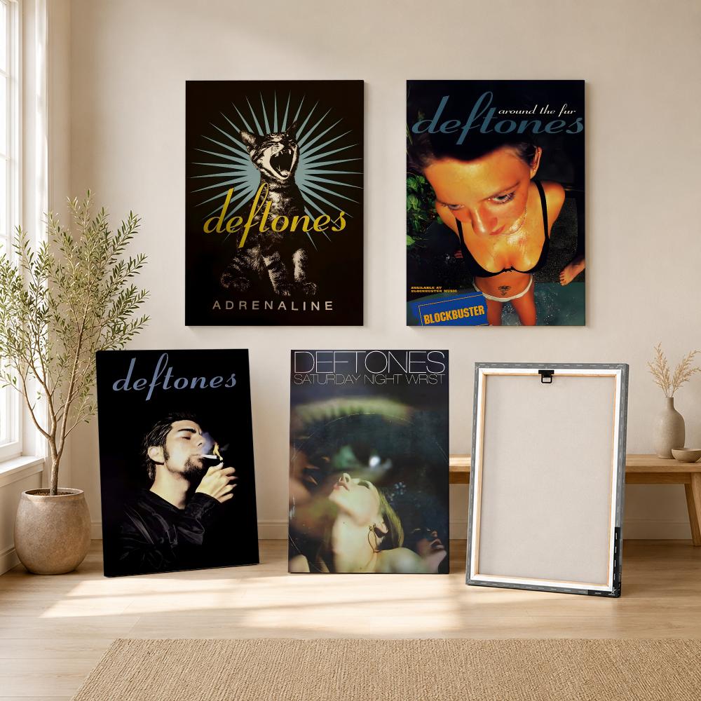 Rock Band D-Deftones Painting  - đánh giá và giá Canvas Wrap Ready