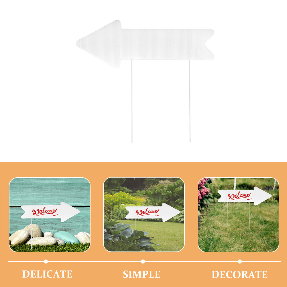 2Pcs Blank Arrow Yard Sign Cor - đánh giá và giá Yard Sign Blank