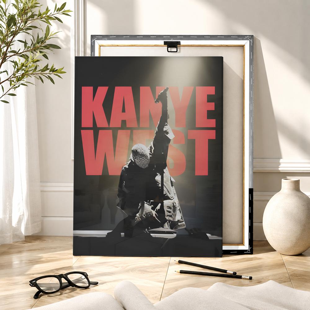 Rapper Singer K-Kanye West Pai - đánh giá và giá Canvas Wrap Ready