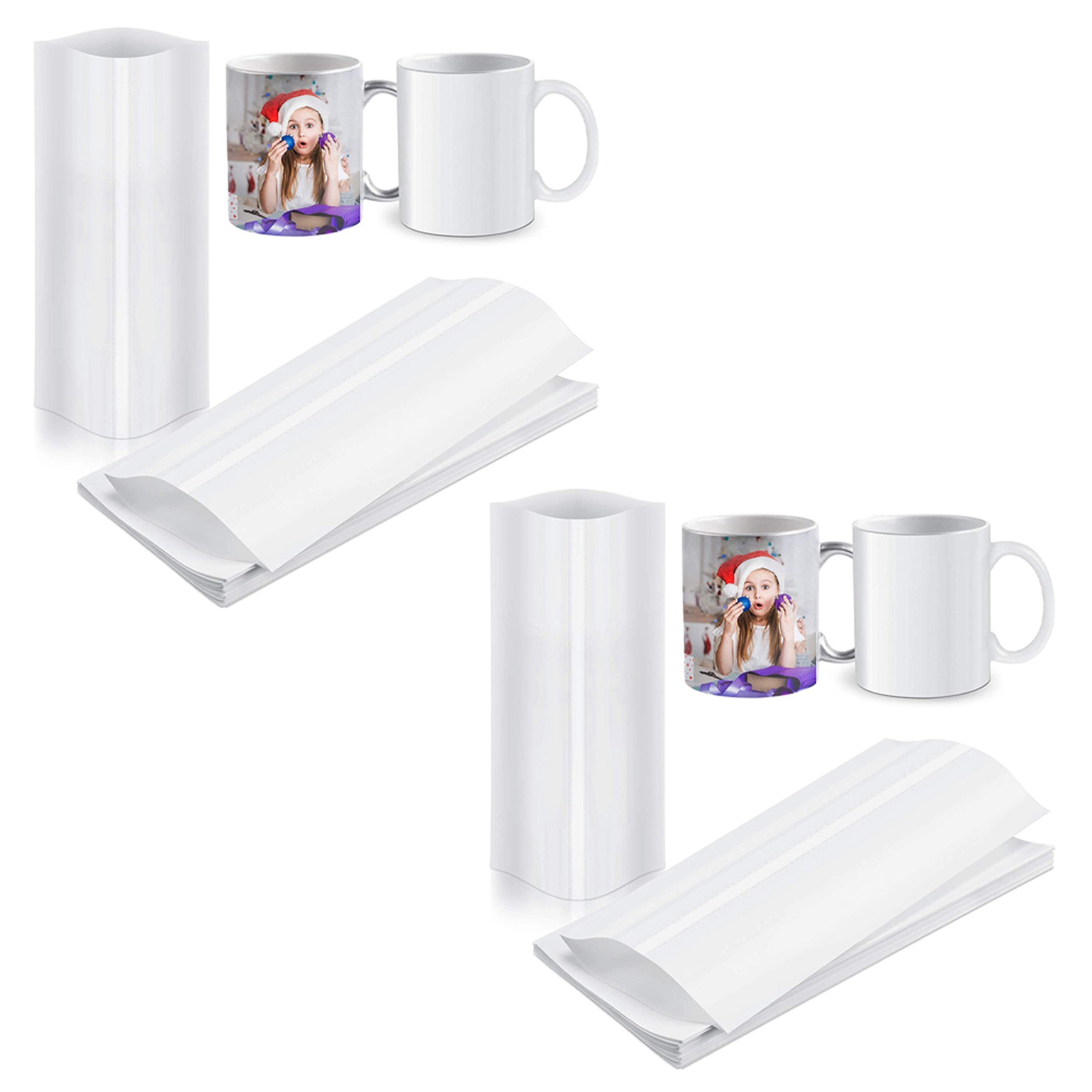 A69e140pcs Sublimation Shrink  - đánh giá và giá Sublimation Mug White
