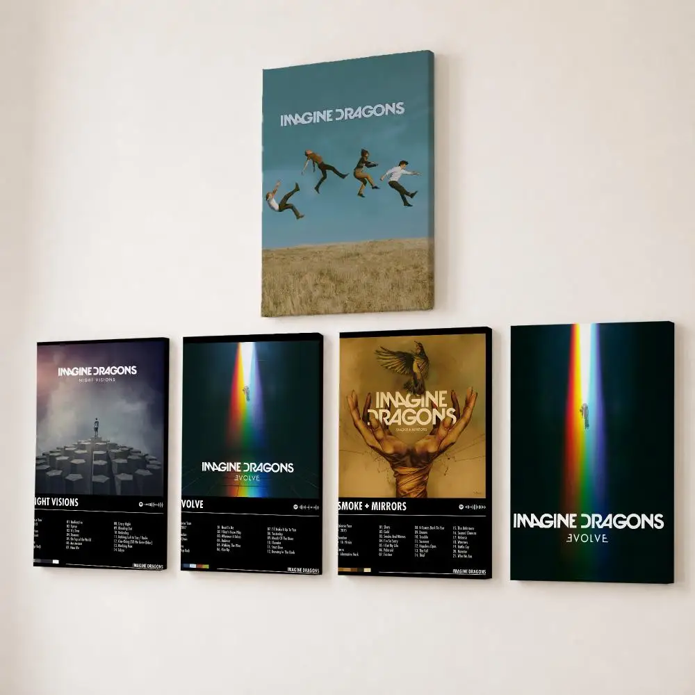 Rock Band I-imagine Dragons Pa - đánh giá và giá Canvas Wrap Ready