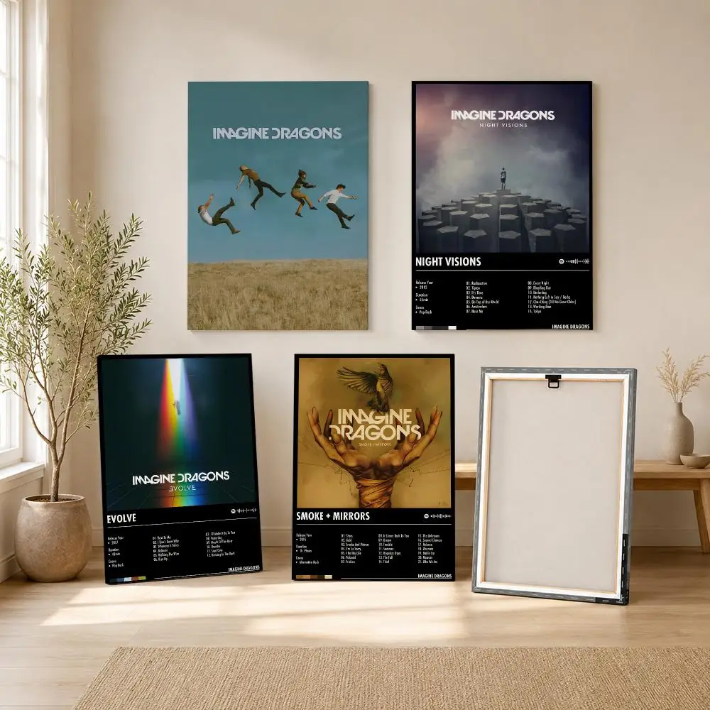 Rock Band I-imagine Dragons Pa - đánh giá và giá Canvas Wrap Ready