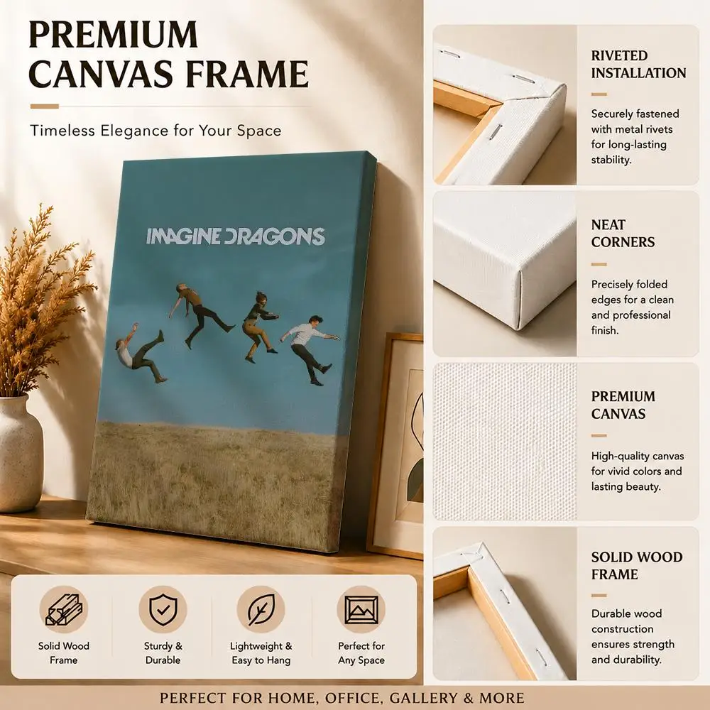 Rock Band I-imagine Dragons Pa - đánh giá và giá Canvas Wrap Ready