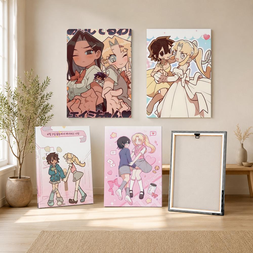 Anime I Love A-Amy Painting Ca - đánh giá và giá Canvas Wrap Ready
